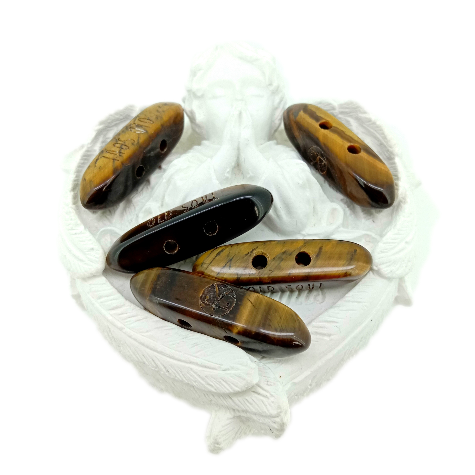 Lifaha tsa Tlhaho tsa Leihlo la Nkwe 8x10 mm Lifaha tsa Oval Round 30*8*8mm 3A Quality 14