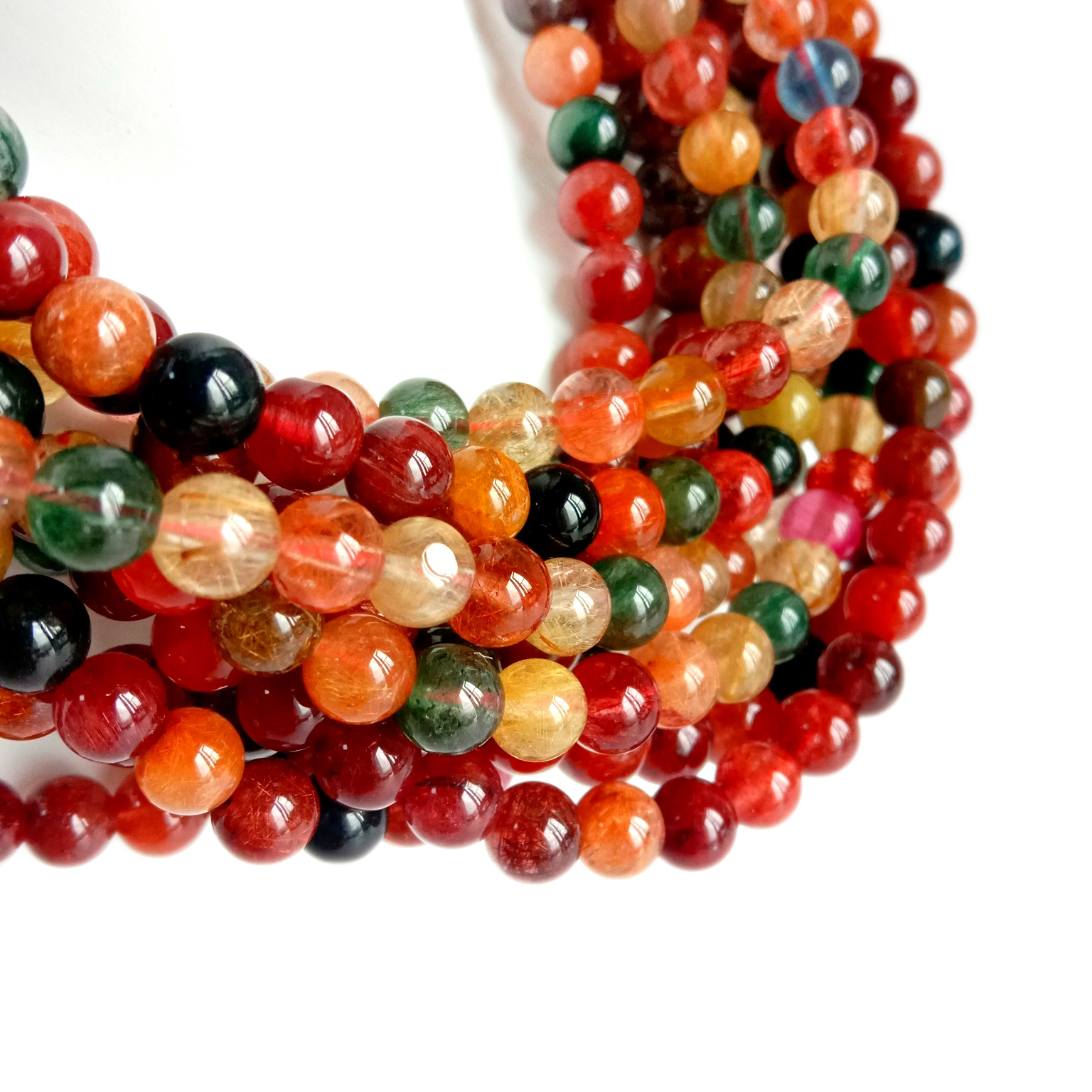 تەبىئىي 6 مىللىمېتىر رەڭلىك رېتىملىق كۋارتس ئەر-ئاياللار تۇغۇلغان كۈنى سوۋغىسى 14