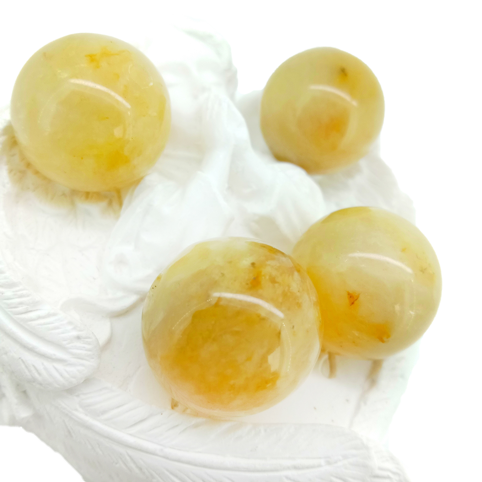 19mm ਪੀਲੇ ਜੇਡ ਗੋਲ ਮਣਕੇ ਨਿਰਵਿਘਨ ਸਤਹ ਰਤਨ ਦੇ ਢਿੱਲੇ ਮਣਕਿਆਂ ਦੀ ਸਪਲਾਈ ਕੁਦਰਤੀ ਰਤਨ ਮਣਕੇ ਥੋਕ 14