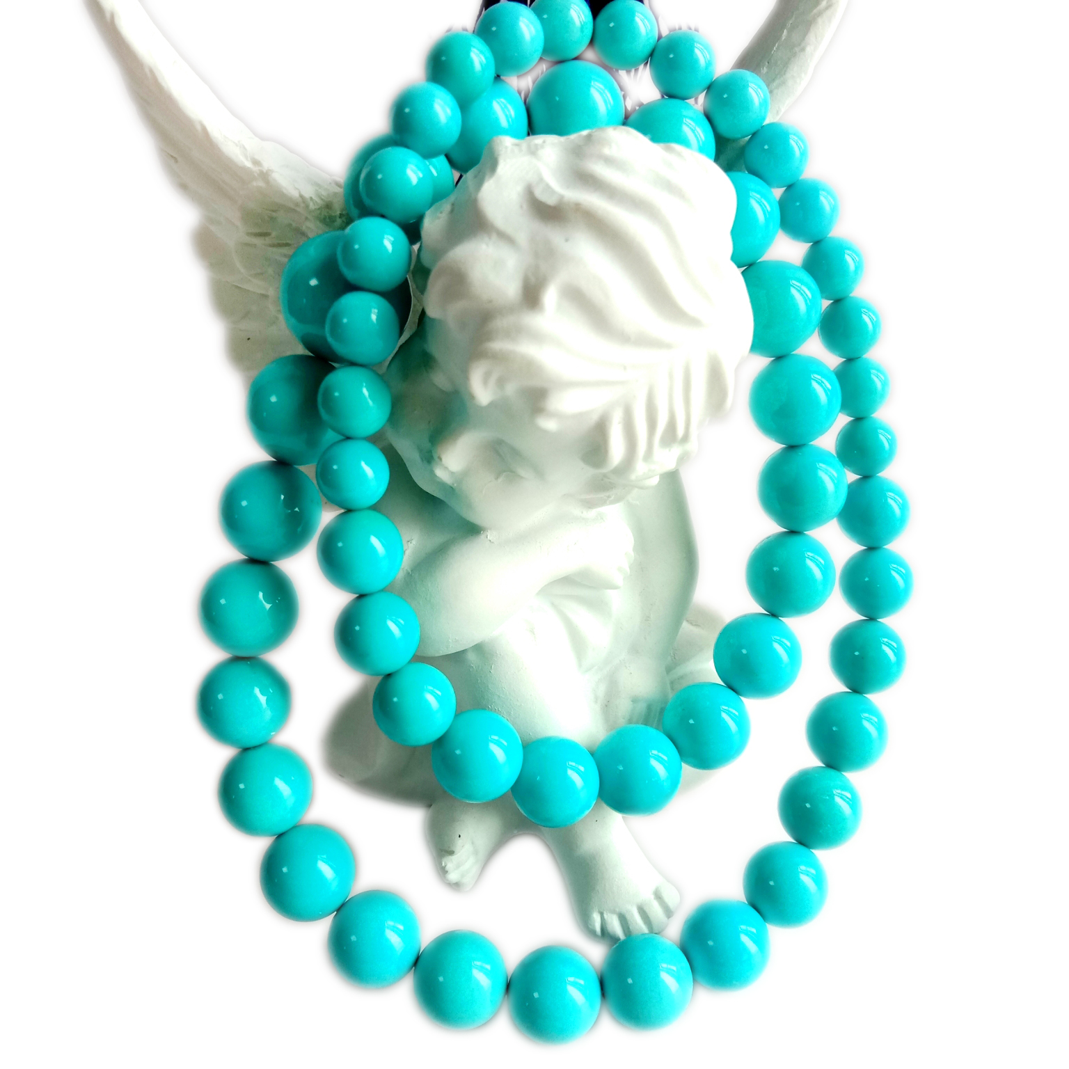 Ntuj Pw tsaug zog zoo nkauj Turquoise Nugget hlaws loj 7 mus rau 12MM Ntuj Turquoise Freeform hlaws 3A Zoo 18