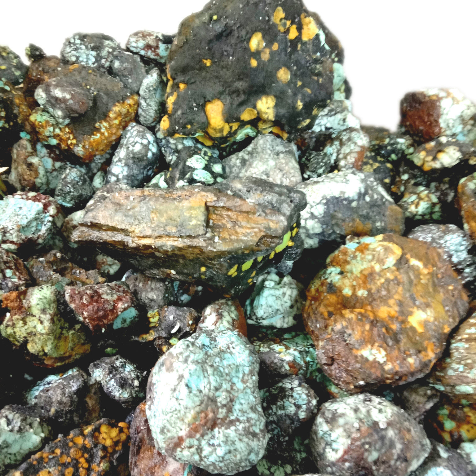 3A គុណភាពធម្មជាតិទីបេ Turquoise ដ៏កម្រ Turquoise Rough Himalayan Turquoise vintage 15