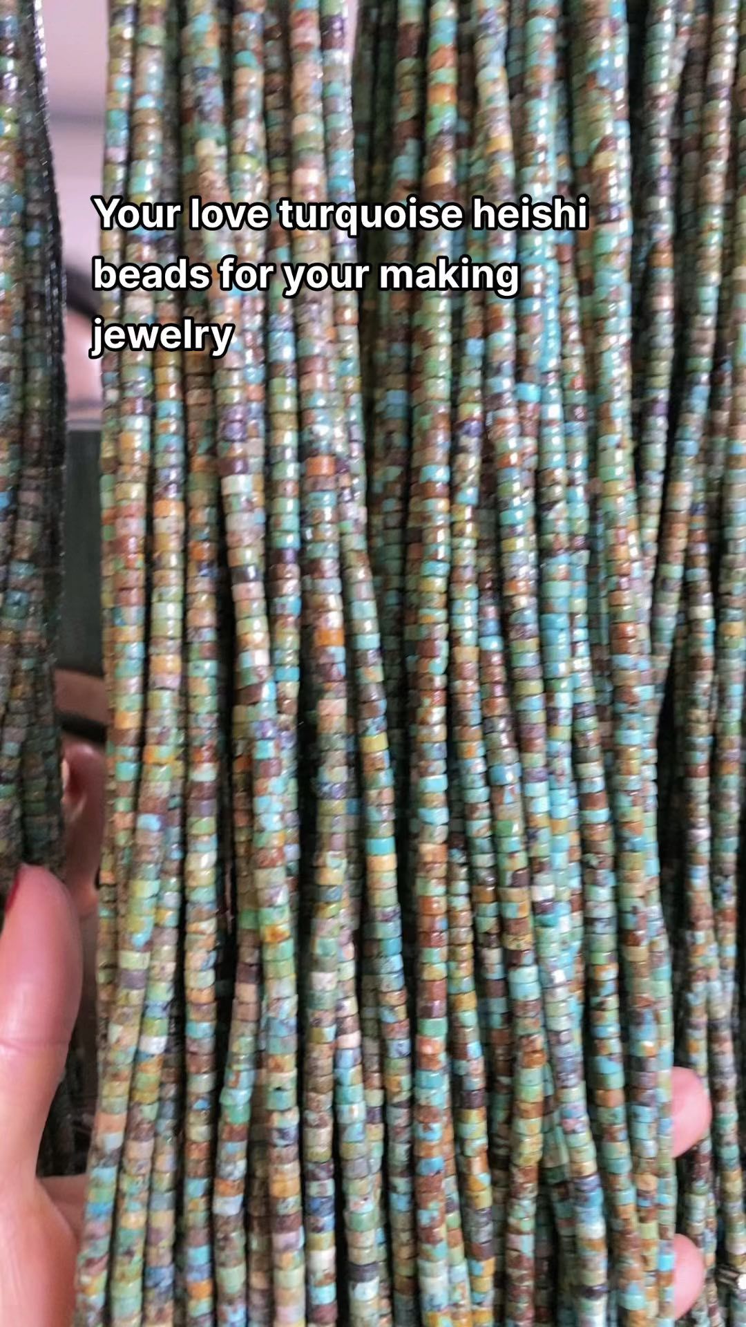 Light Blue Turquoise Heishi Disc Beads Size 3x8mm 15.5'' Strand 12