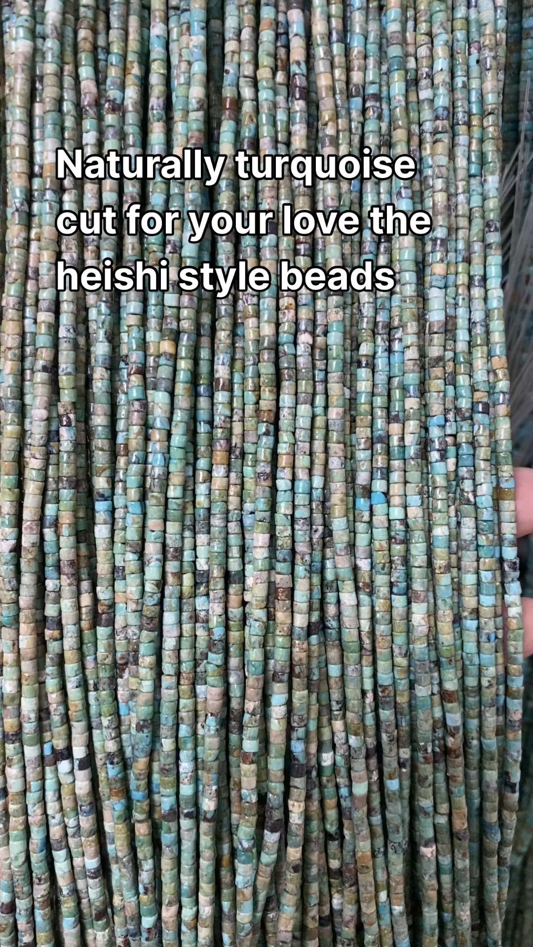 Perles en vrac de pierres précieuses Heishi bleu turquoise naturel, 2 * 4mm, perles d'espacement bleu turquoise 32