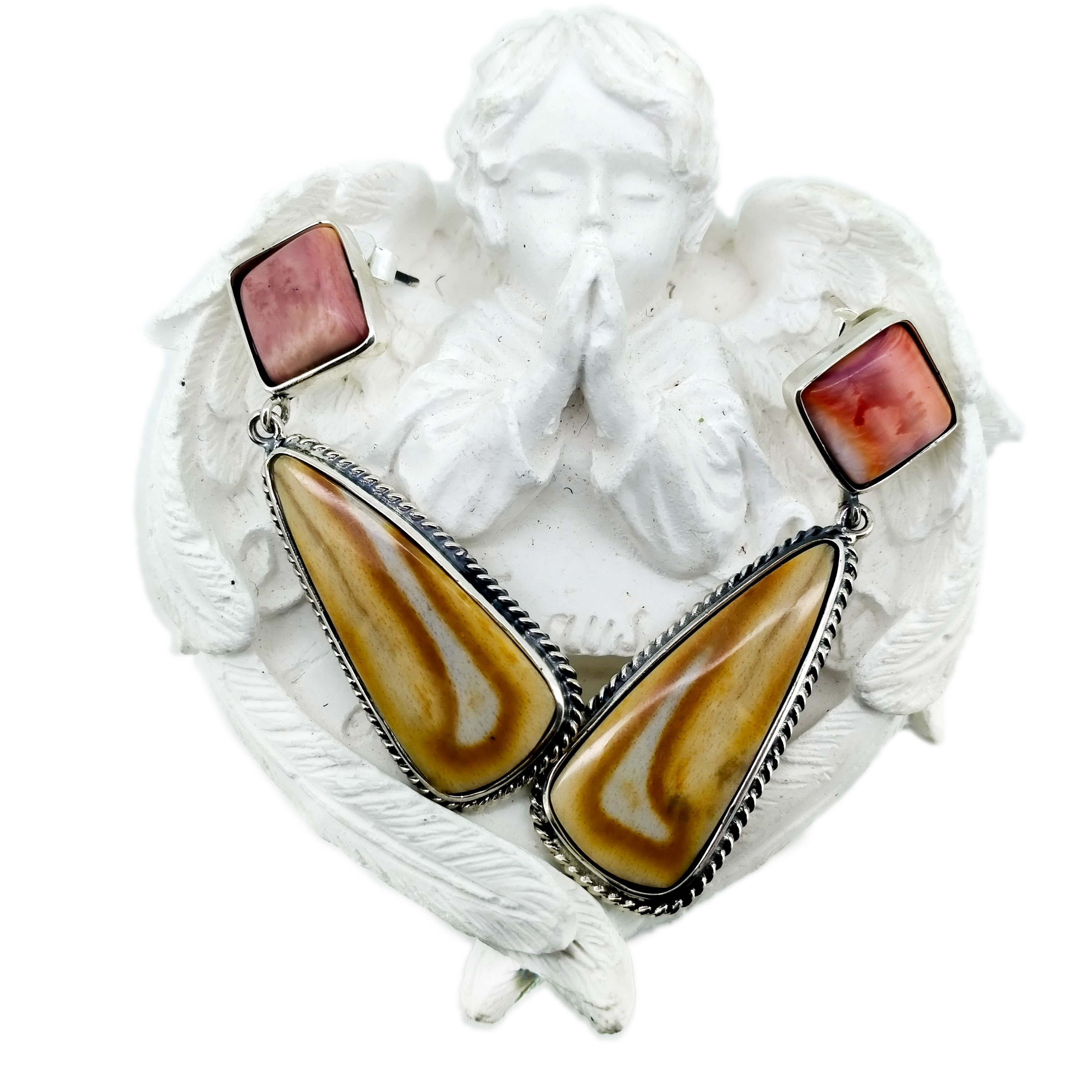 Bumble Bee Earrings 925 sterling nyiaj Dangle Hoop Earrings Kub Pob Ntseg 12