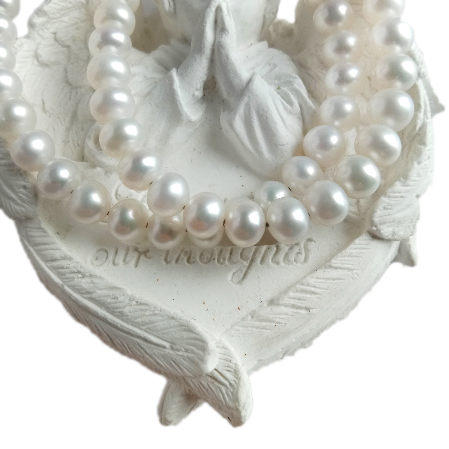 Ntuj xiav Turquoise thiab pearl 925 Sterling Silver xuas tes ua Gemstone hlaws Necklace 14