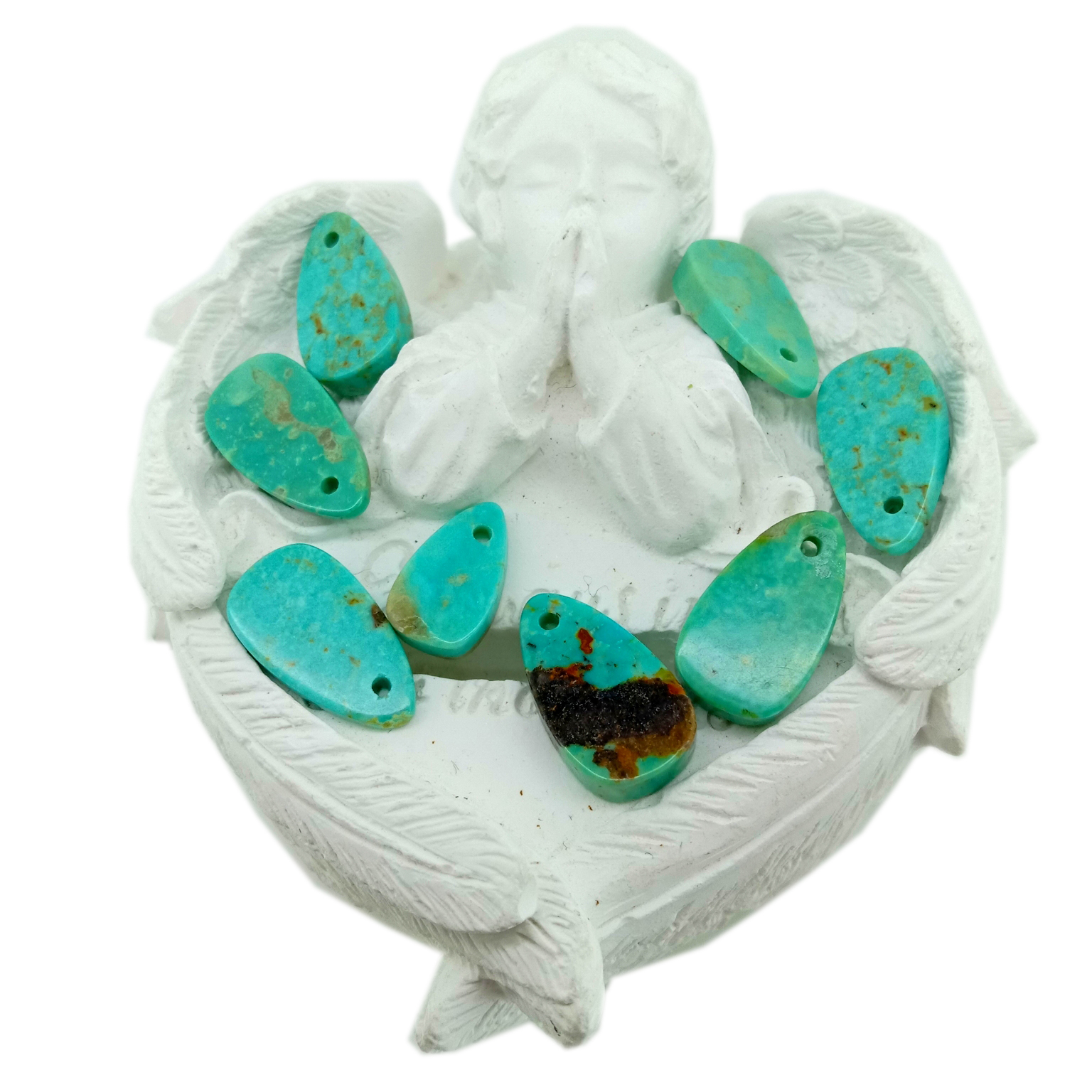 Eke Turquoise ube ube Beads Size 9 * 16mm gemstone Beads 15