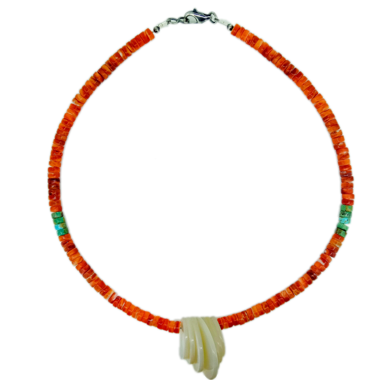 Təbii Firuzəyi tikanlı mop muncuqlar 925 Ayar Gümüş Turkuaz Zərgərlik Boyunbağı 15