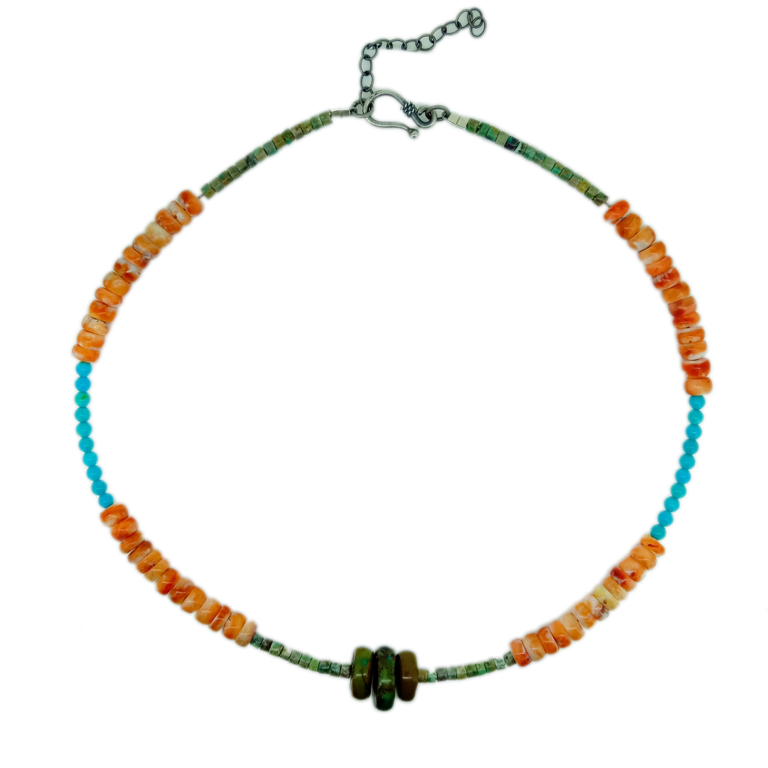 Żibeġ tal-gajdra tax-xewka u lewn 925 Sterling Silver Turquoise Jewelry Necklace 15