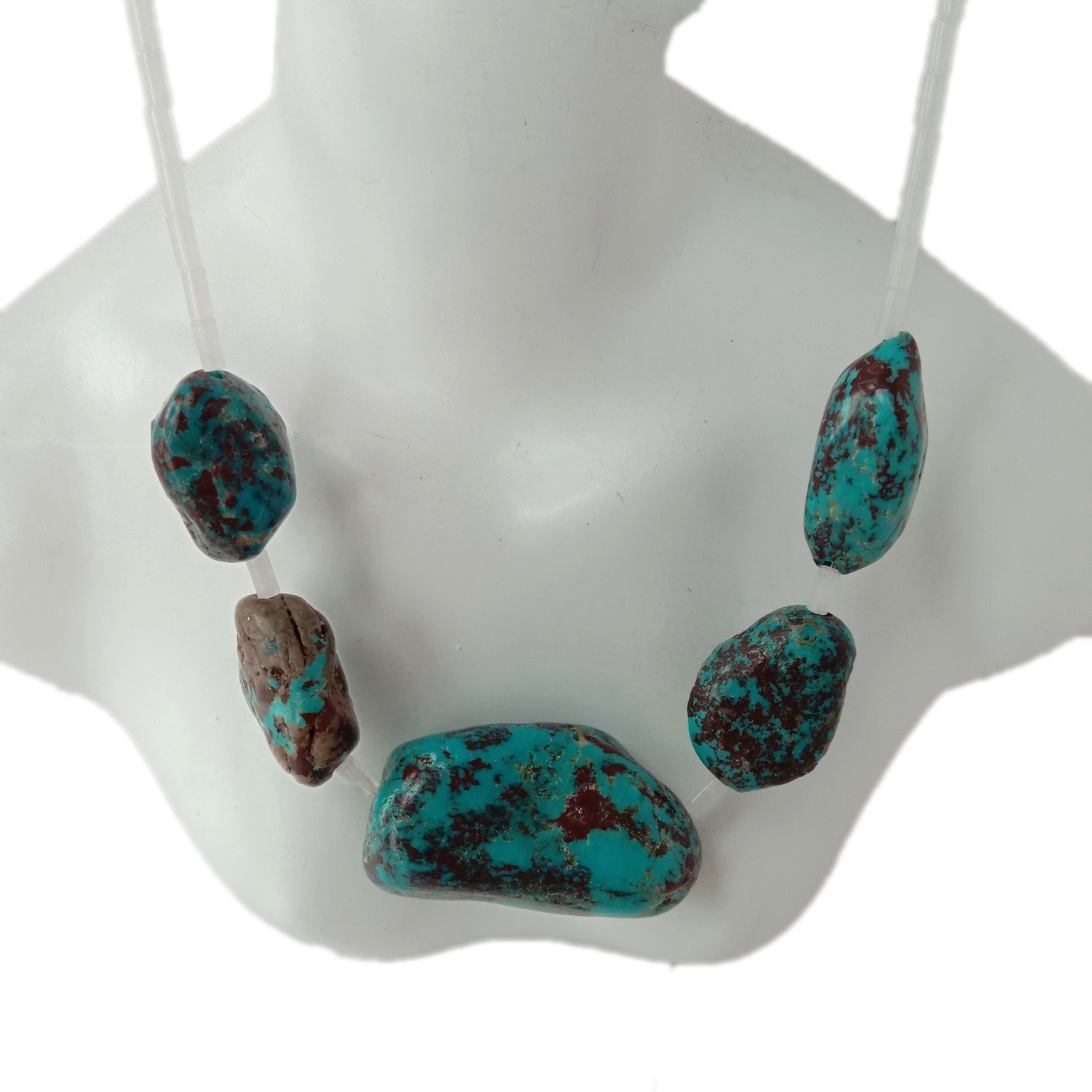 Necklace Boho Silver Turquoise nàdarra Amazonite 925 Sterling Silver 14