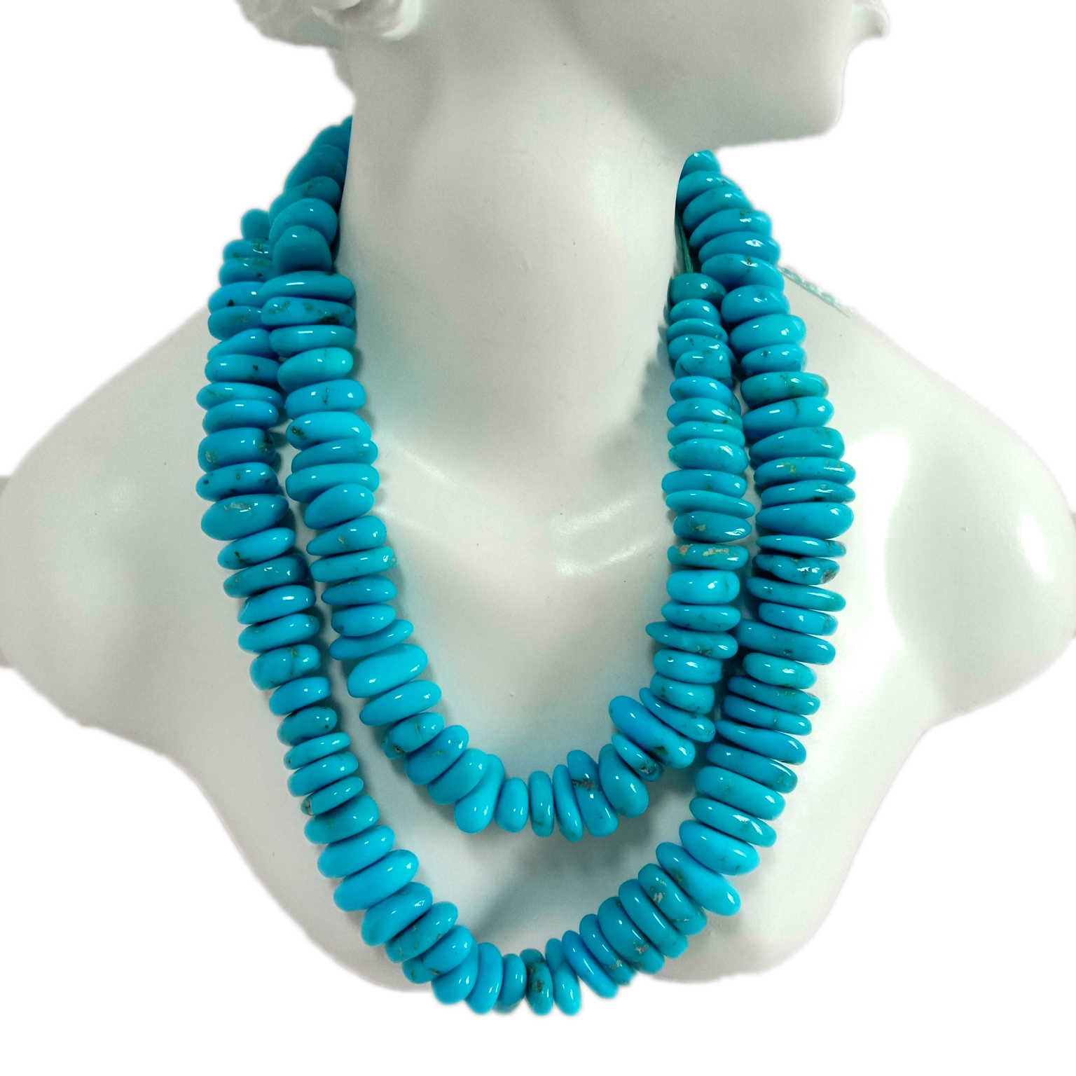 睡美人綠松石珠 綠松石光滑珠 綠松石石光滑 18