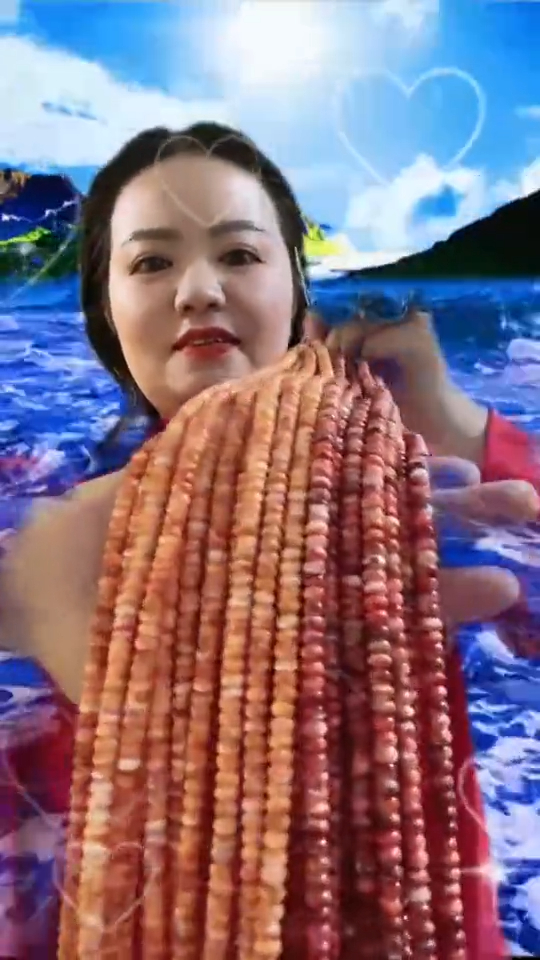 സ്വാഭാവികമായും സ്പൈനി മുത്തുച്ചിപ്പി റോണ്ടൽ മുത്തുകൾ രത്നത്തിന്റെ പിണ്ഡത്തിന്റെ അളവ് ഉണ്ടാക്കുന്നു 8