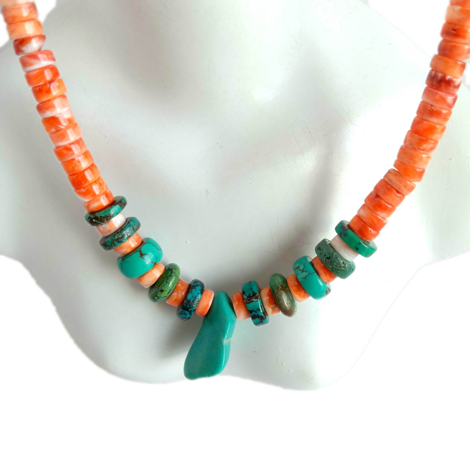 Təbii firuzəyi və tikanlı zərgərlik heyranedici choker unikal göz oxşayan parçalar 15