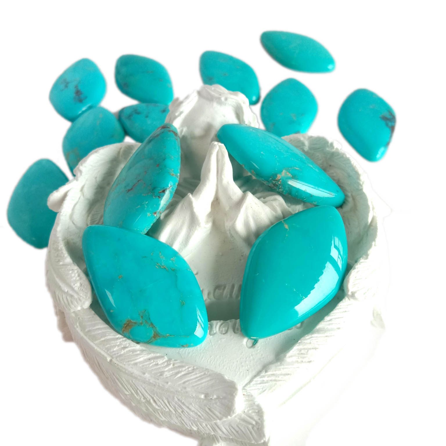 17*29MM Tibetan Turquoise Cabochon Oval Turquoise Stone Turquoise Cabs 15