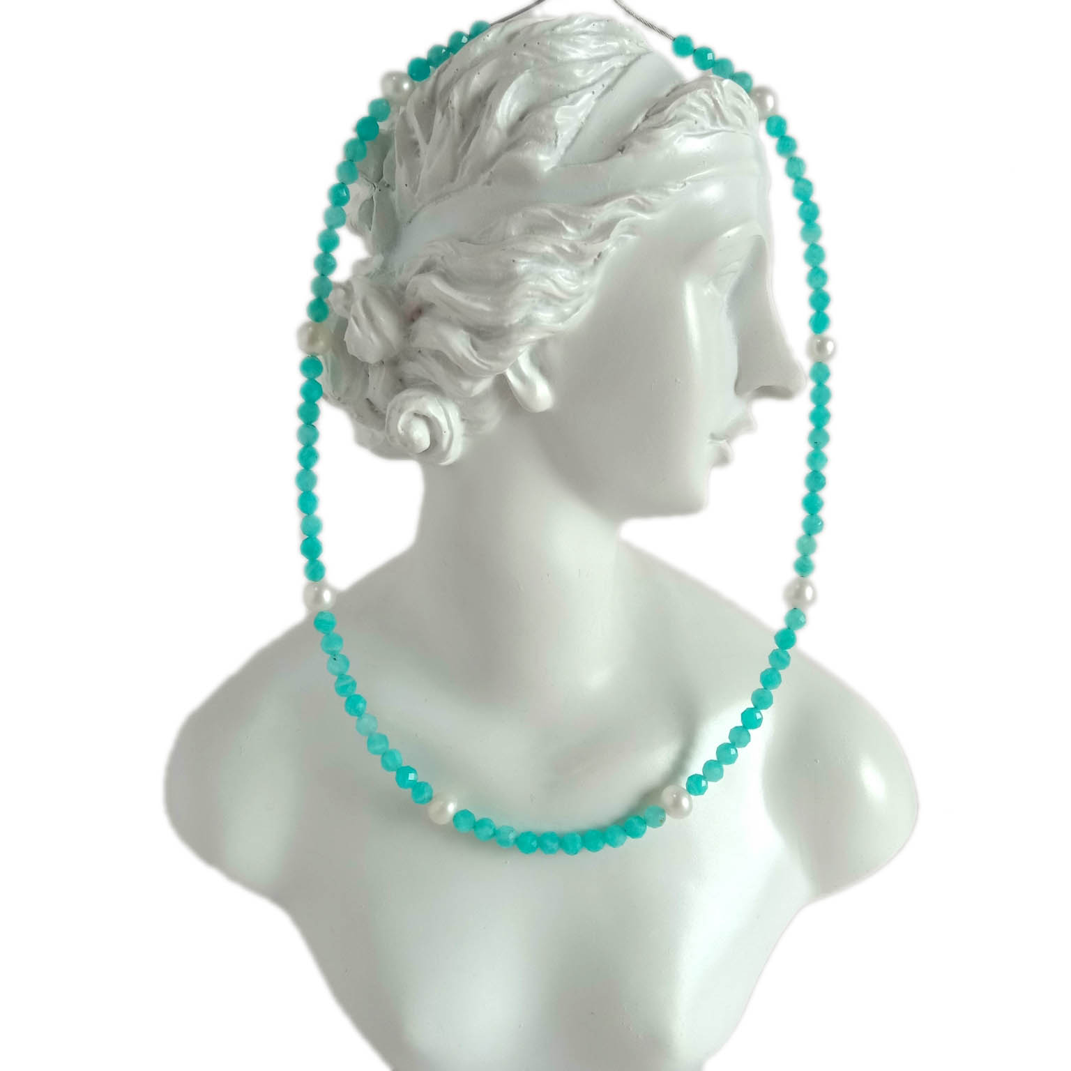 Perle prirodnog jantara i bisera Pribor za nakit Perle boje jantara meda 14