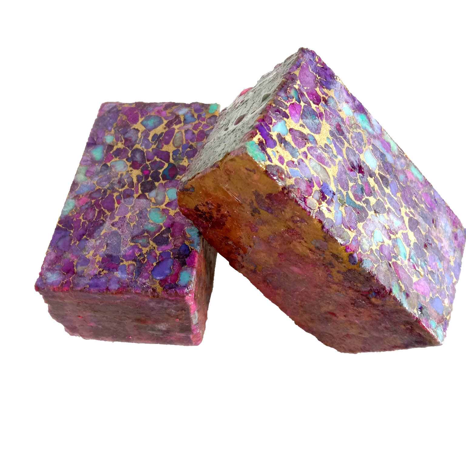 Turkoois growwe materiaal turkoois blok van die hoogste gehalte maak 15