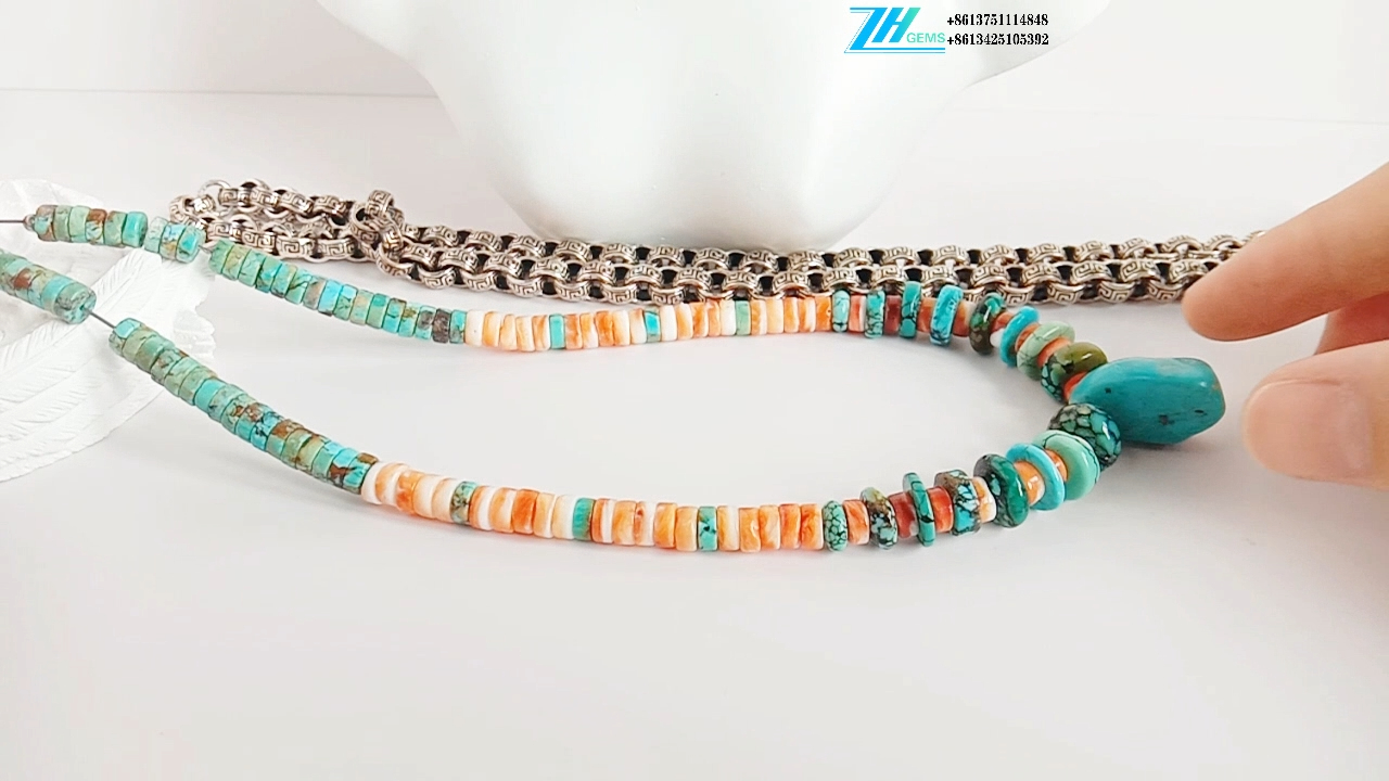 د طبیعي قیمتي ډبرو لاسي غاړکۍ طبیعي سپینې اویسټر 9