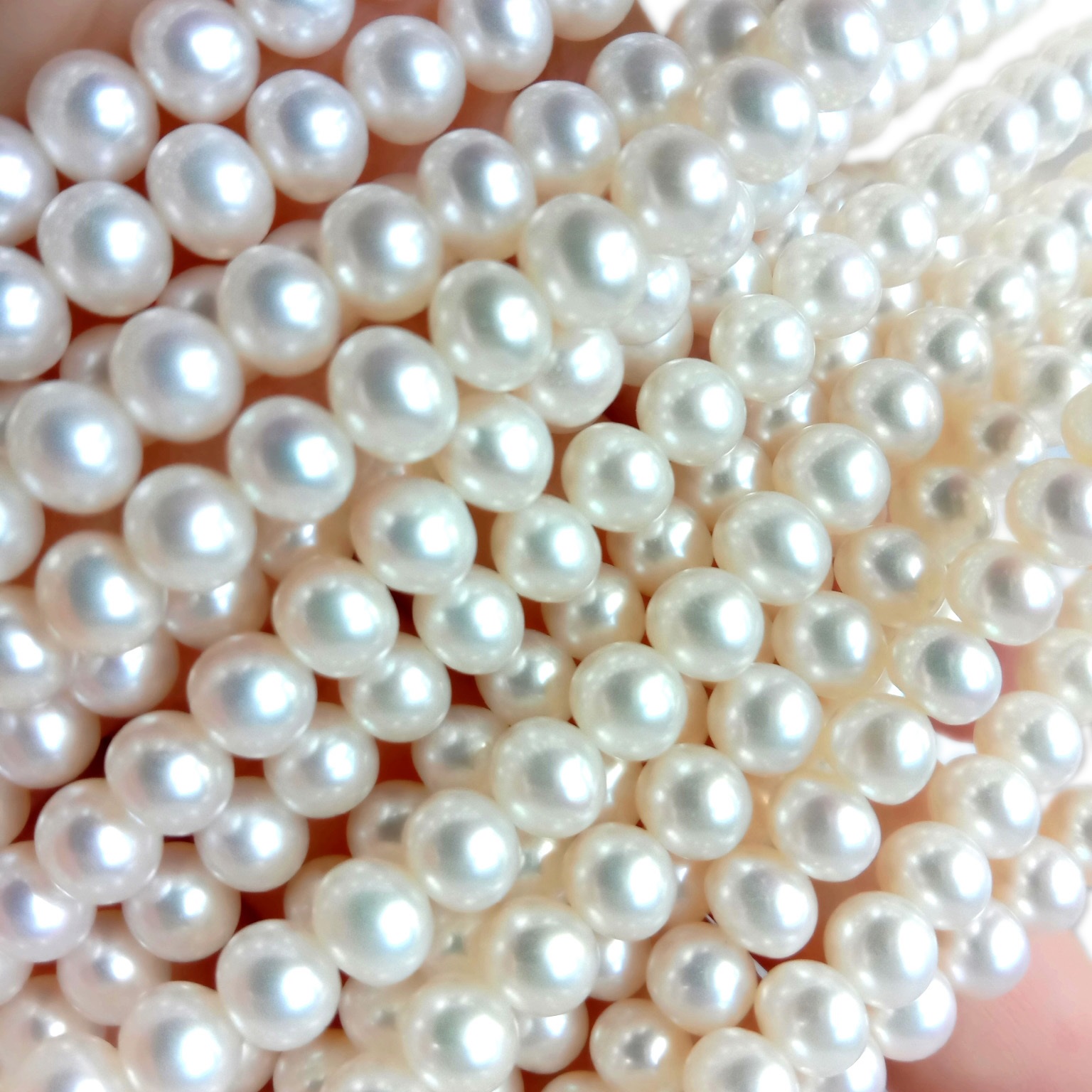 Dilaw nga kolor nga patatas nga pearl strand nga tab-ang nga tubig duol sa round pearl string nga perlas nga alahas nga materyal nga maayong kalidad 14