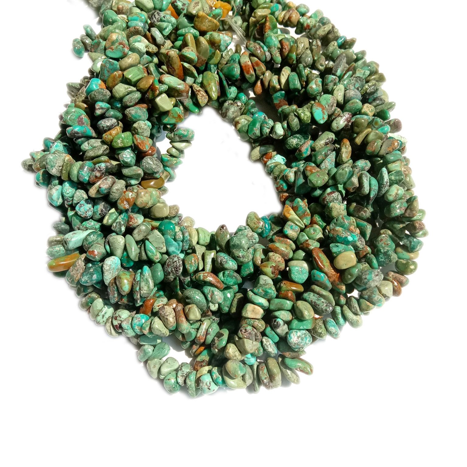 د طبیعي فیروزي مرغانو غاړکۍ سیوري شوي فیروزي موتي هار 18