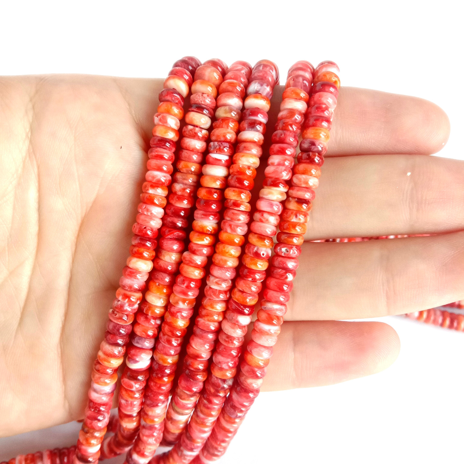 Coirníní Spíonacha Oisrí Snáithe Dearg Snáithe Coirníní 16 orlach Fad Choker 13