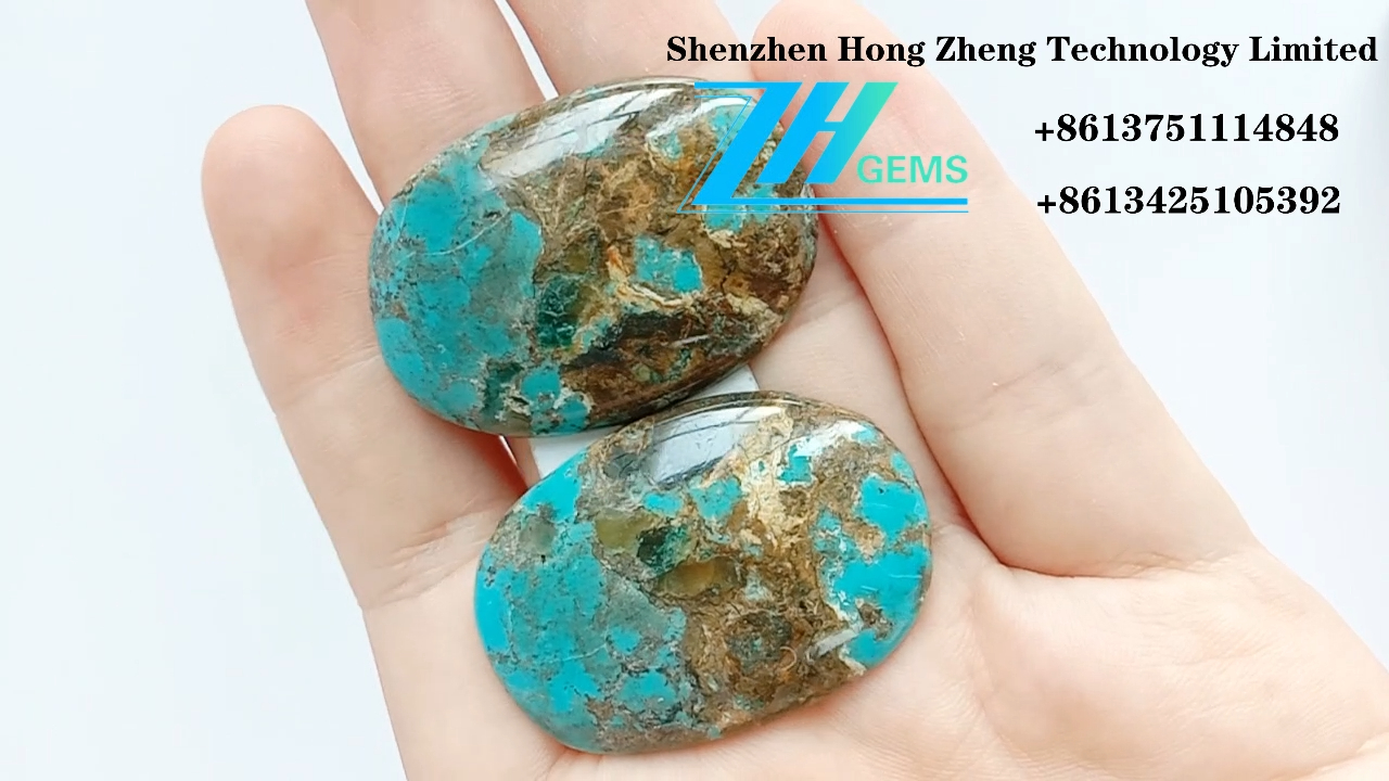 Natural Turquoise Gemstone oval Loose 10-30mm Gemstones 9