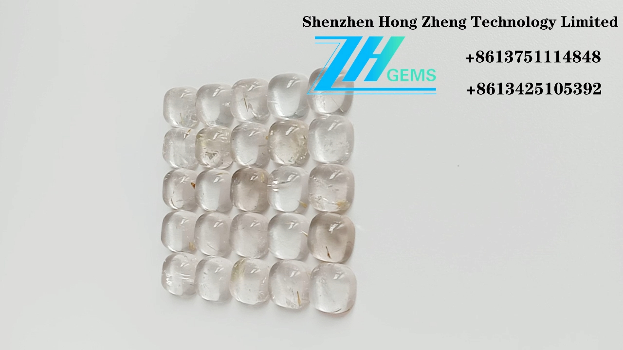 天然金红晶石 8X8 毫米宝石凸圆形 8