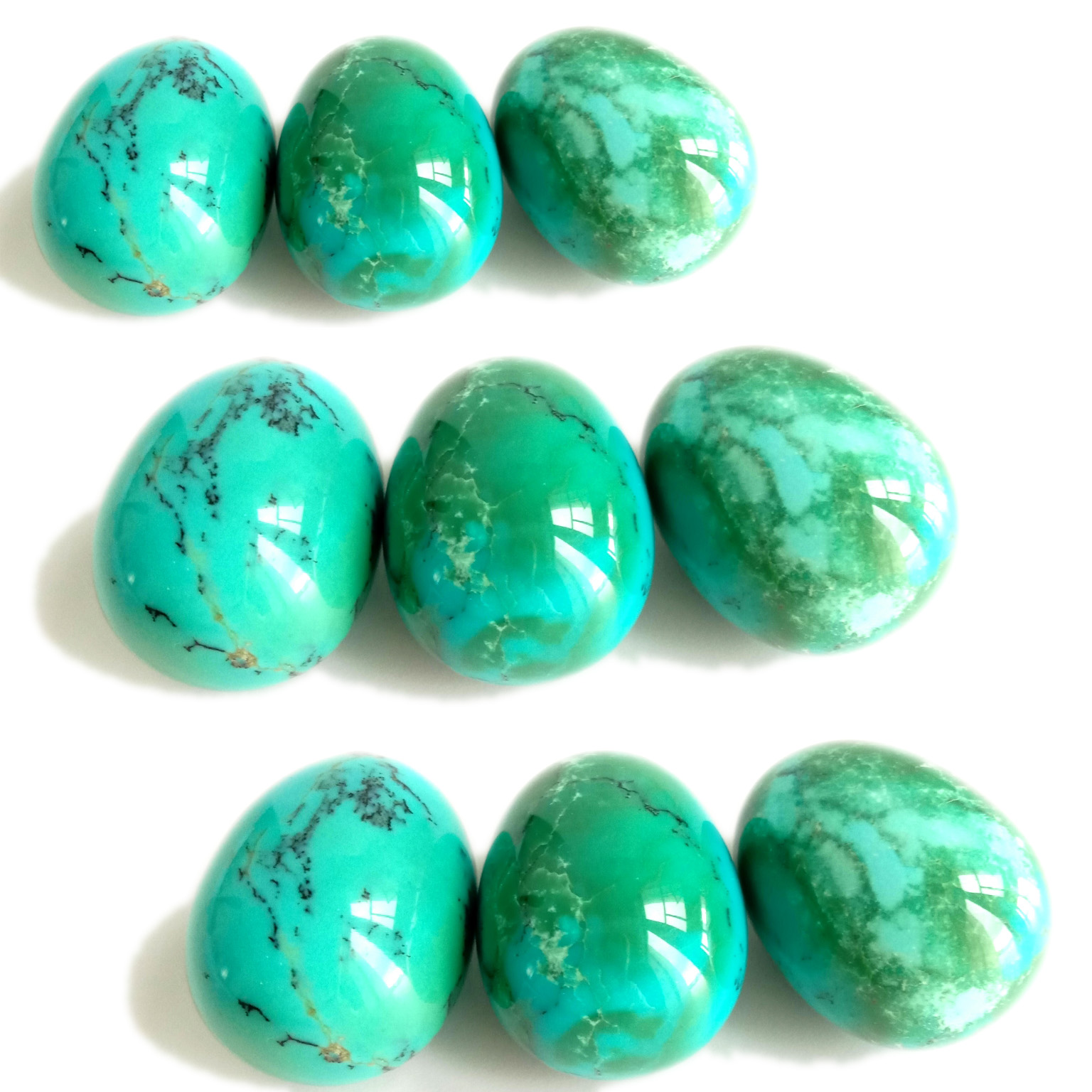 Tirkizne perle plave perle od dragog kamenja 12-16 mm Rasuto drago kamenje Prirodne tirkizne perle 18