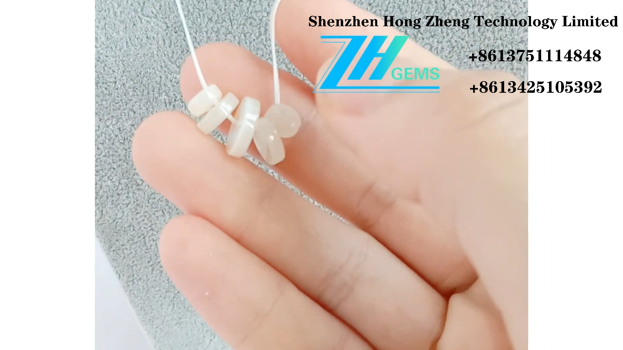 Gemstone Cabochon white Mop Jewelry handmade making Mop 8