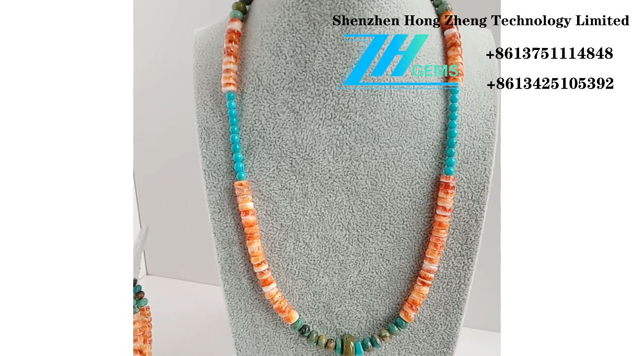 天然綠松石和刺牡蠣 Precious Stones Turquoise 9