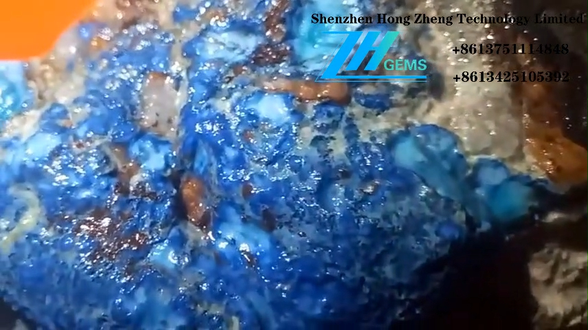 ʻeleʻele ʻeleʻele punawelewele maʻamau Turquoise mea rough make 9