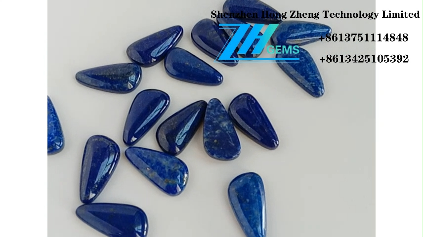 ਰਤਨ ਕੈਬੋਚਨ ਕੁਦਰਤੀ ਲੈਪਿਸ ਲਾਜ਼ੂਲੀ ਨੀਲੀ ਲੈਪਿਸ ਲਾਜ਼ੁਲੀ 8