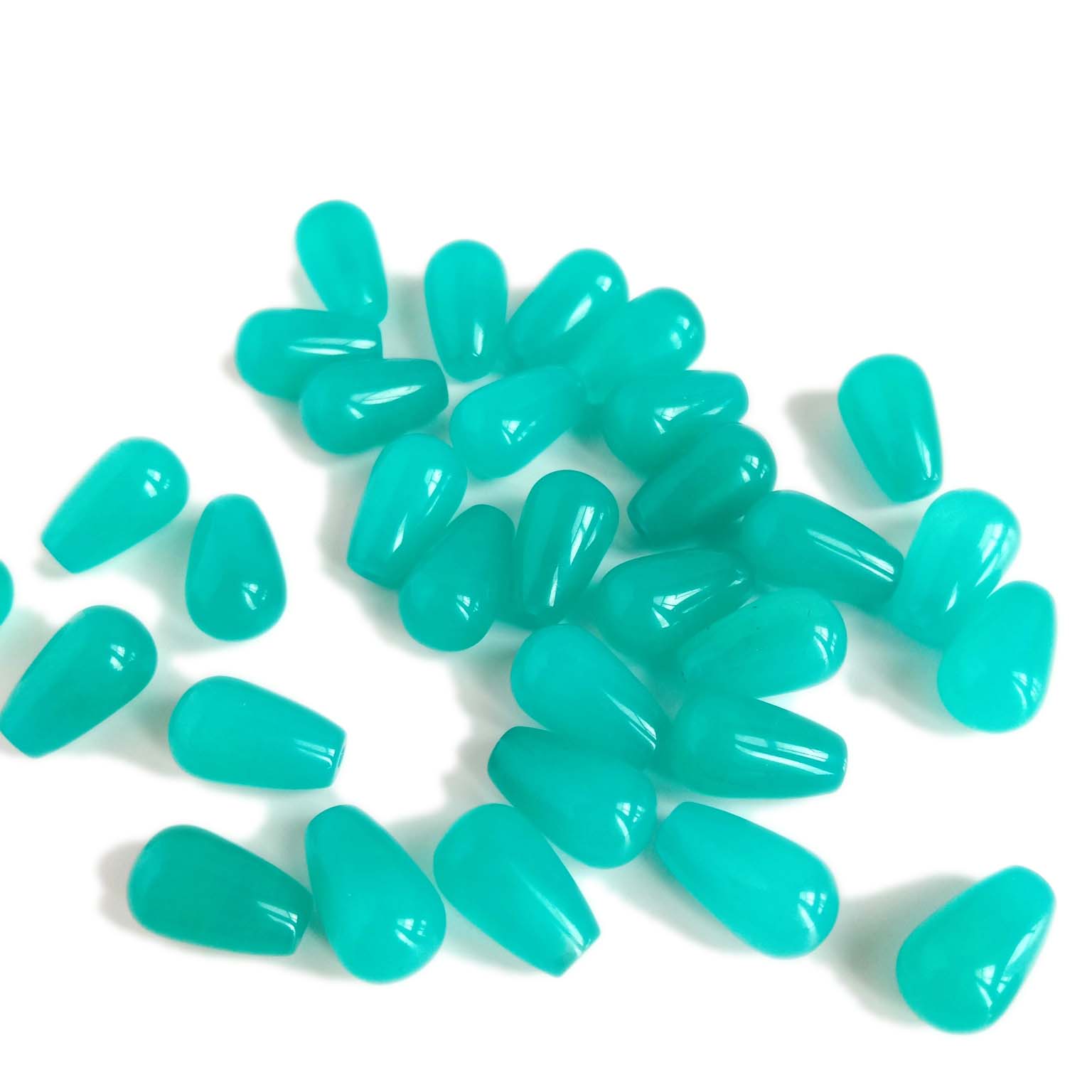 Natural blue amazonite drop 6X10mm Gemstone Beads etsa jewellery amazonite Loose Gemstones 14