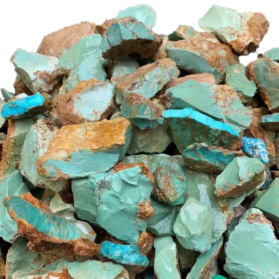 100% Naturale Rough Turchese Materiale Turchese Materiale per Cutting 3