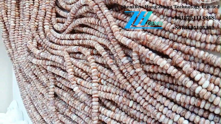 Compressed Spiny Oyster purple 6mm Gemstone Beads genuine 8