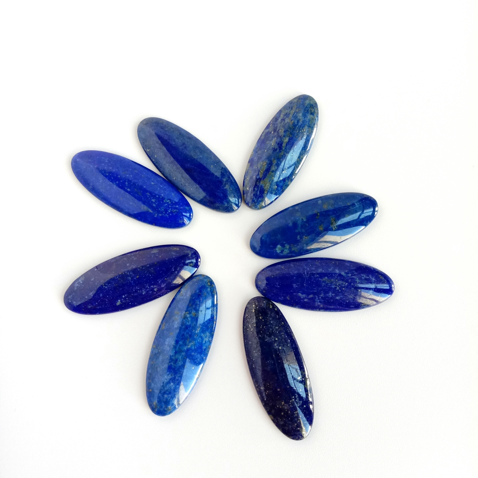 Natural lapis lazuli Gemstone Cabochon blue lapis lazuli e etsang mabenyane 14