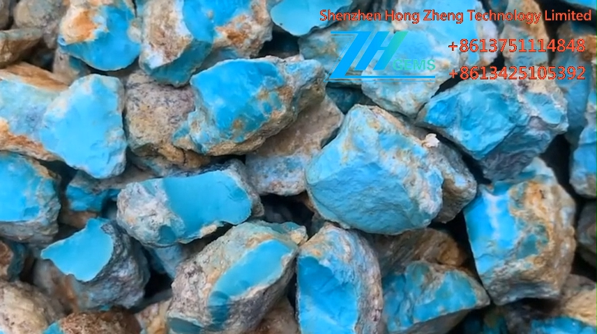 Natural Raw Turquoise Jewelry Making 9