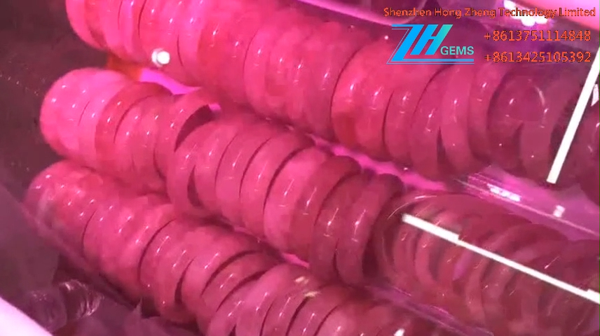 55-60mm inside diameter natural strawberry quartz fashion 8