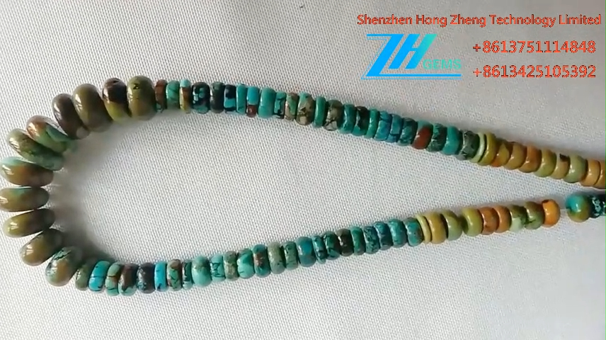 Cyan Turquoise Beads Grade AAA Gemstone Round Loose Beads 12