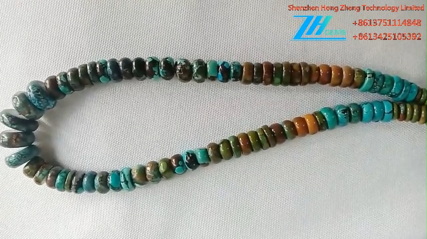 grønne turkise edelstensperler 4mm grønne turkise perler 12