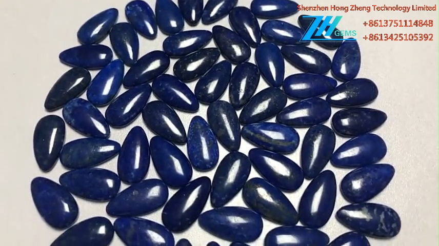 %100 Doğal Lapis Lazuli Kabaşon Kaliteli Lapis Lazuli Taşları 8