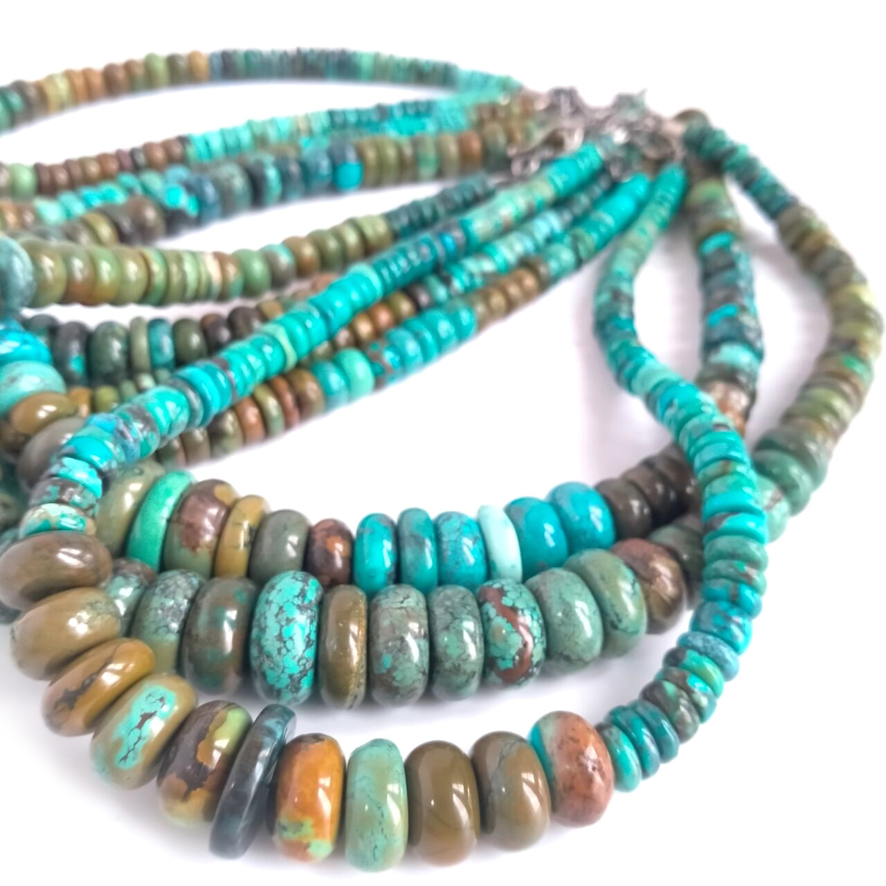 Strand Beads Necklace Turquoise Natural Turquoise Beads Gemstone 15