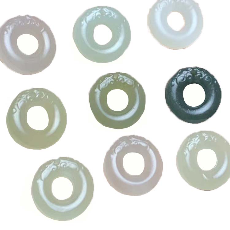 럭키 도넛 피스 버클 코인 연옥 목걸이 4