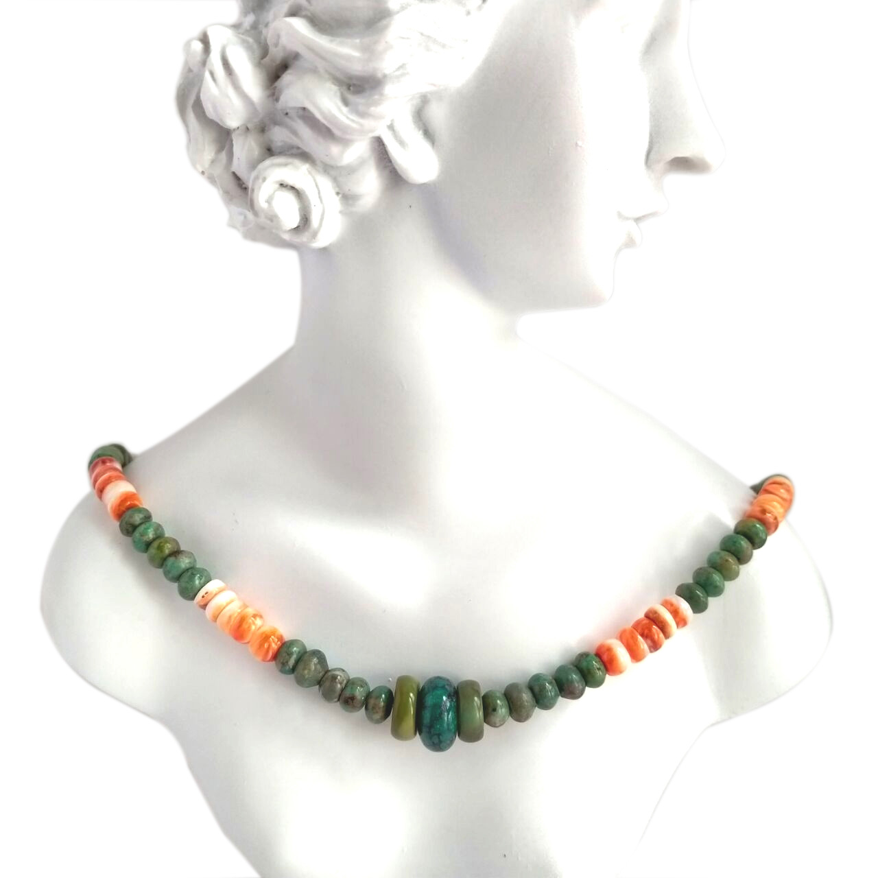 ត្បូងទទឹមធម្មជាតិជាមួយខ្សែកអង្កាំអង្កាំអង្កាំពណ៌ទឹកក្រូចជាមួយប្រាក់ 925 16