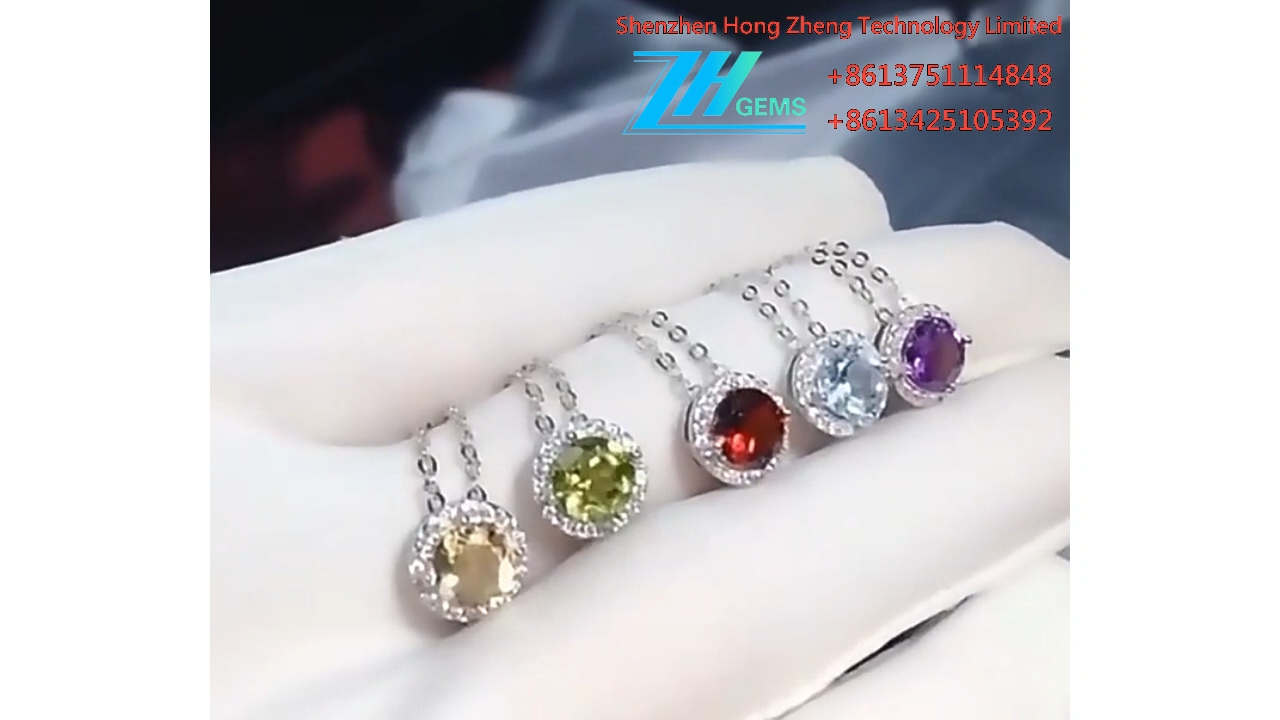 دست ساز تورمالین 925 عیار برش گلابی لوکس 45 عیار 8