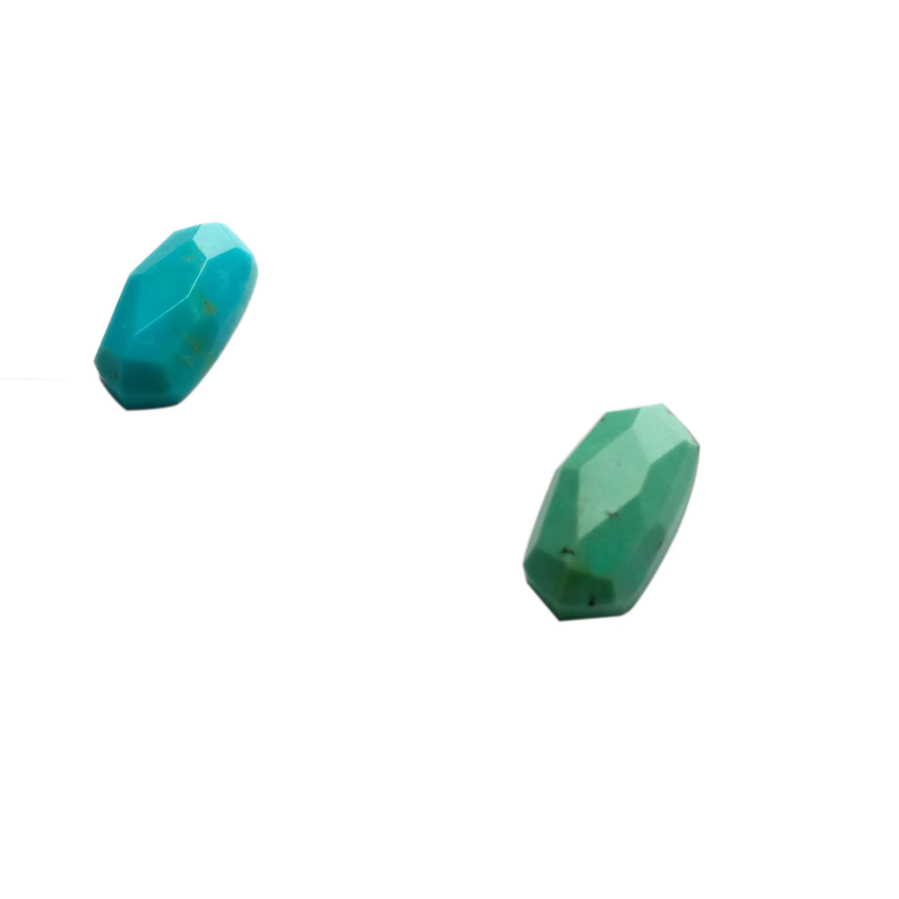 Природни тиркизни фацетирани скапоцени камења Кабошони со исечени камења 15