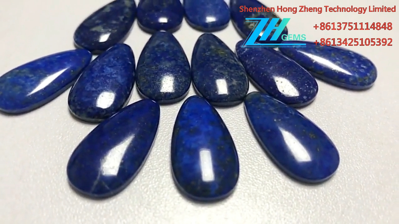 Lapis Lazuli Cabochon Lapis Lazuli Batu Flat Back Cabochon 8