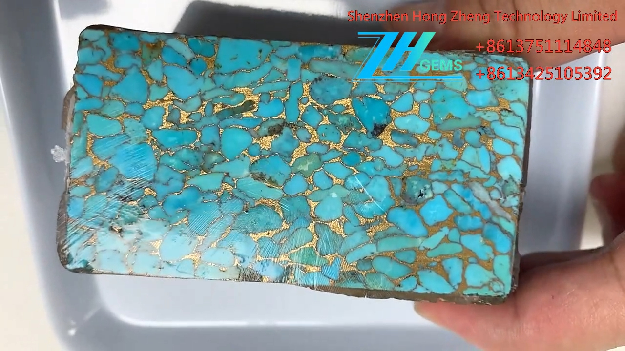 100% 優質藍銅綠松石 9