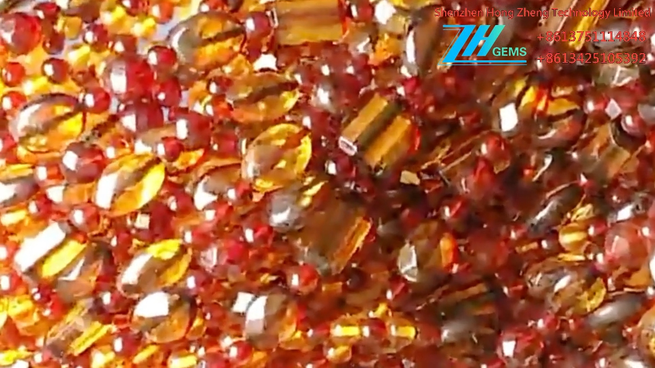 Kalung ambar fesyen diperibadikan 2021 Manik Turmalin Asli Perhiasan merah permata 8