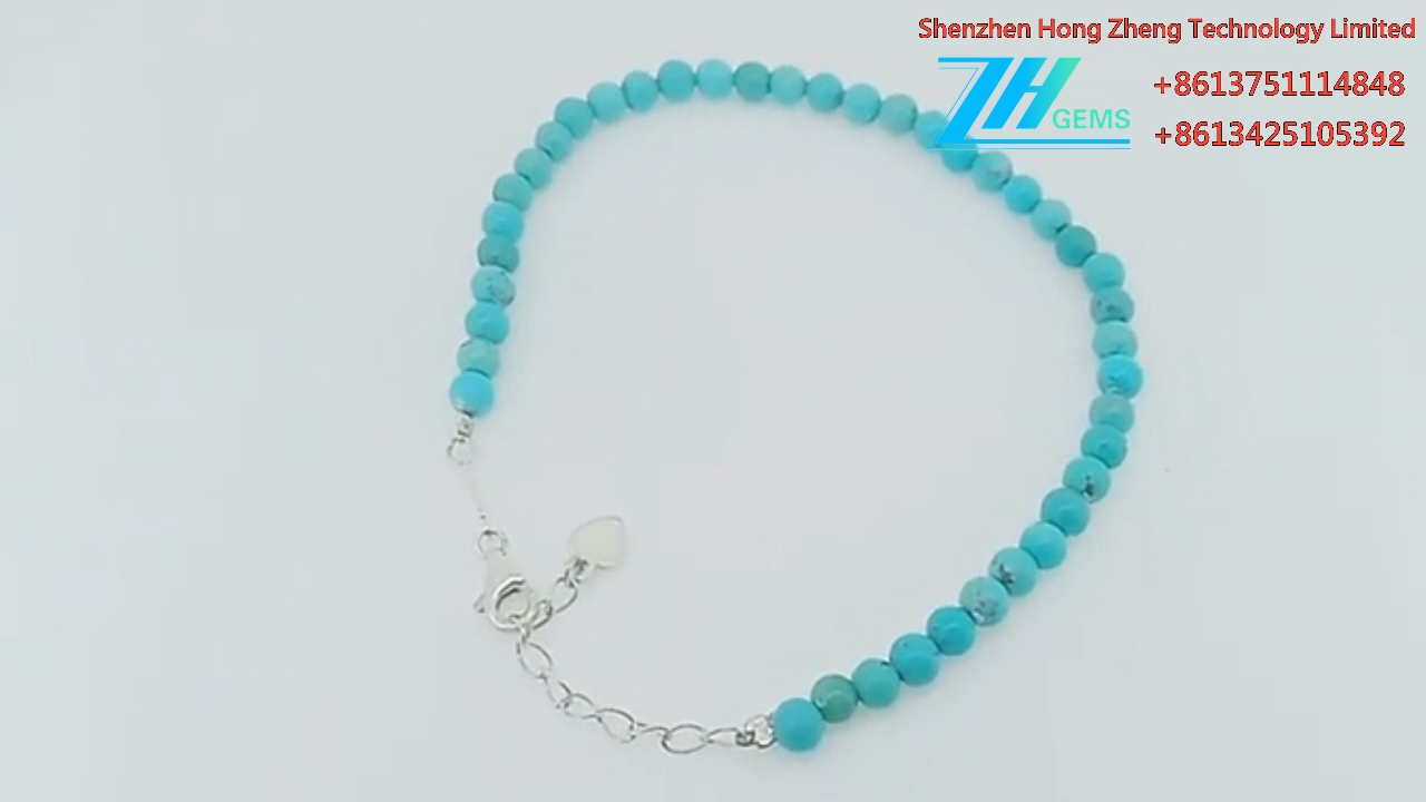 天然綠松石手鍊串珠手鍊精緻手鍊 9