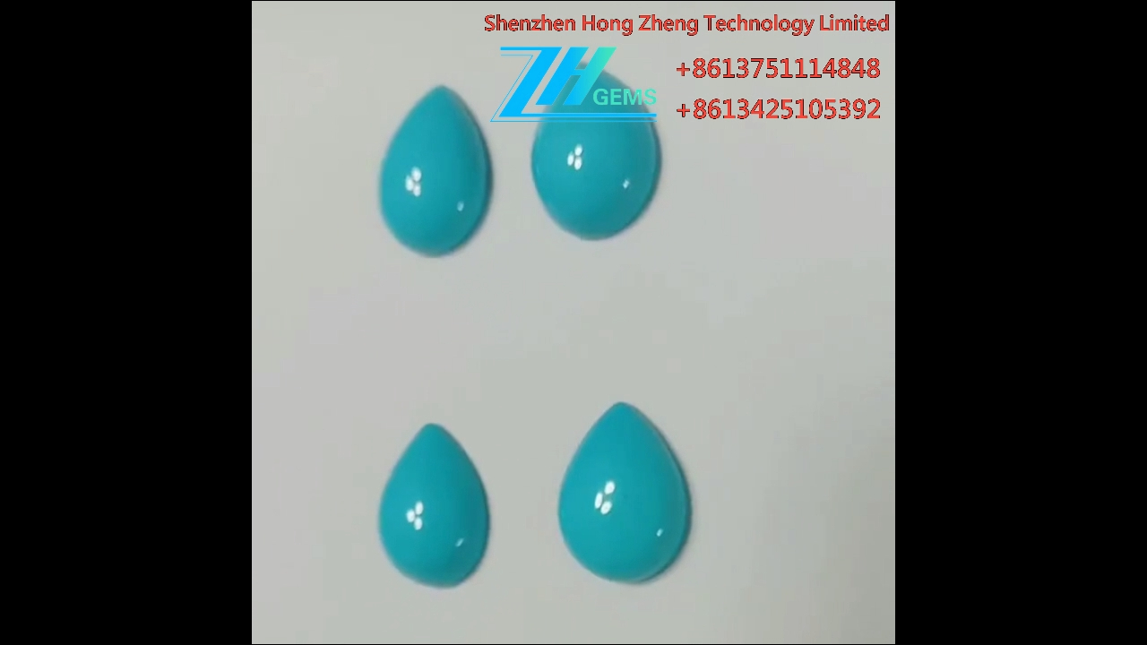 Фирӯз нок 13x18mm cabochon заргарӣ Natural Sleeping 9