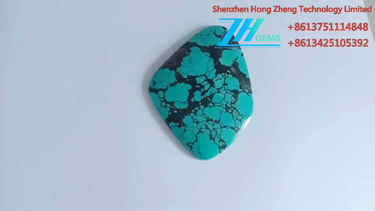Natural Arizona Turquoise Plain Trillion Loose Cabochon 9